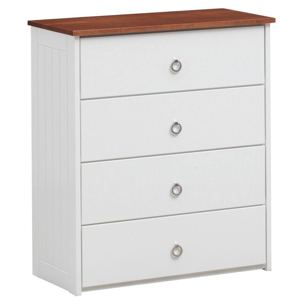 ACME - Farah - Chest - White & Oak - 5th Avenue Furniture