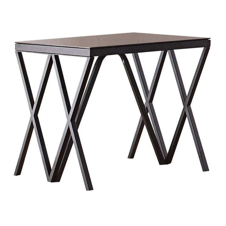 ACME - Magenta - End Table - Black & Glass - 5th Avenue Furniture