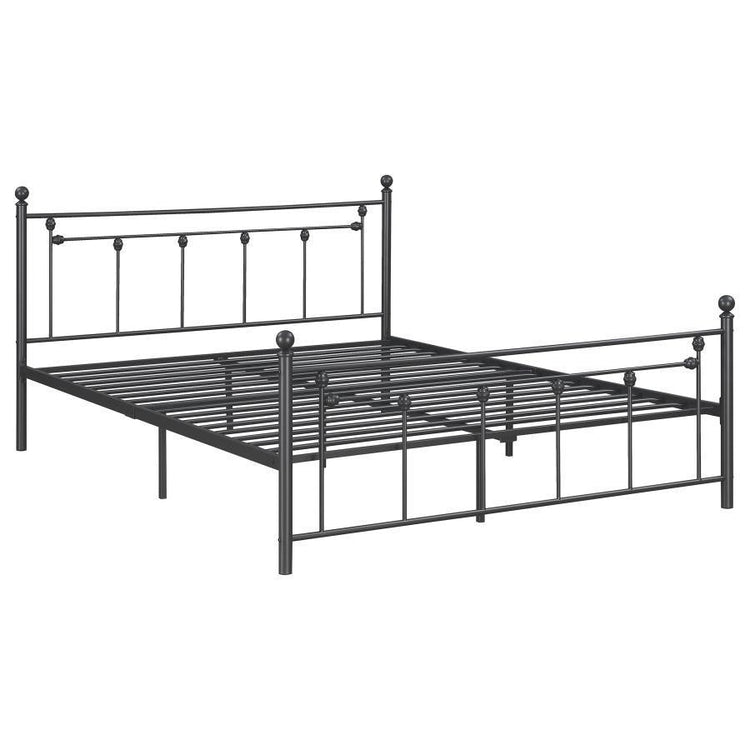 CoasterEveryday - Canon - Metal Slatted Headboard Platform Bed - 5th Avenue Furniture