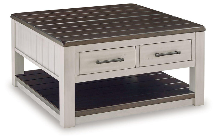 Signature Design by Ashley® - Darborn - Gray / Brown - Lift Top Cocktail Table - 5th Avenue Furniture