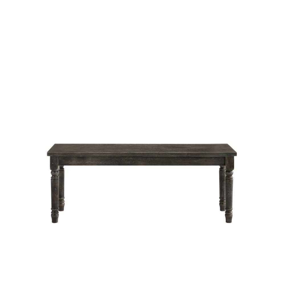 ACME - Claudia II - Bench - Weathered Gray - 5th Avenue Furniture