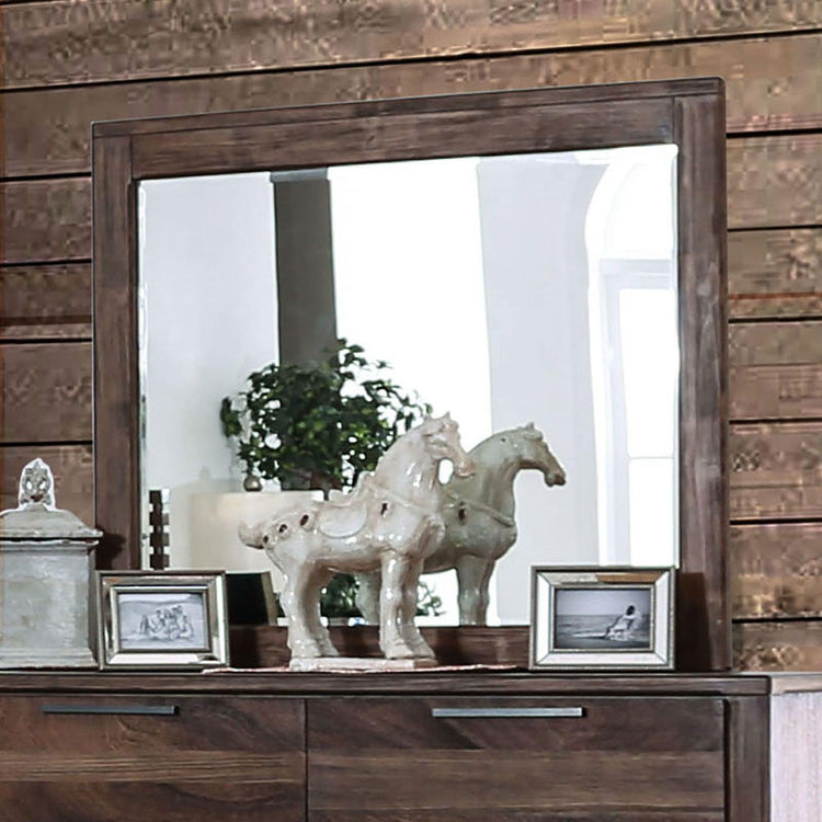 Furniture of America - Hankinson - Mirror - Rustic Natural Tone - 5th Avenue Furniture