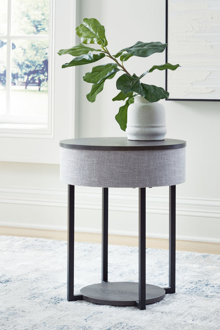 Sethlen - Gray / Black - Accent Table - 5th Avenue Furniture