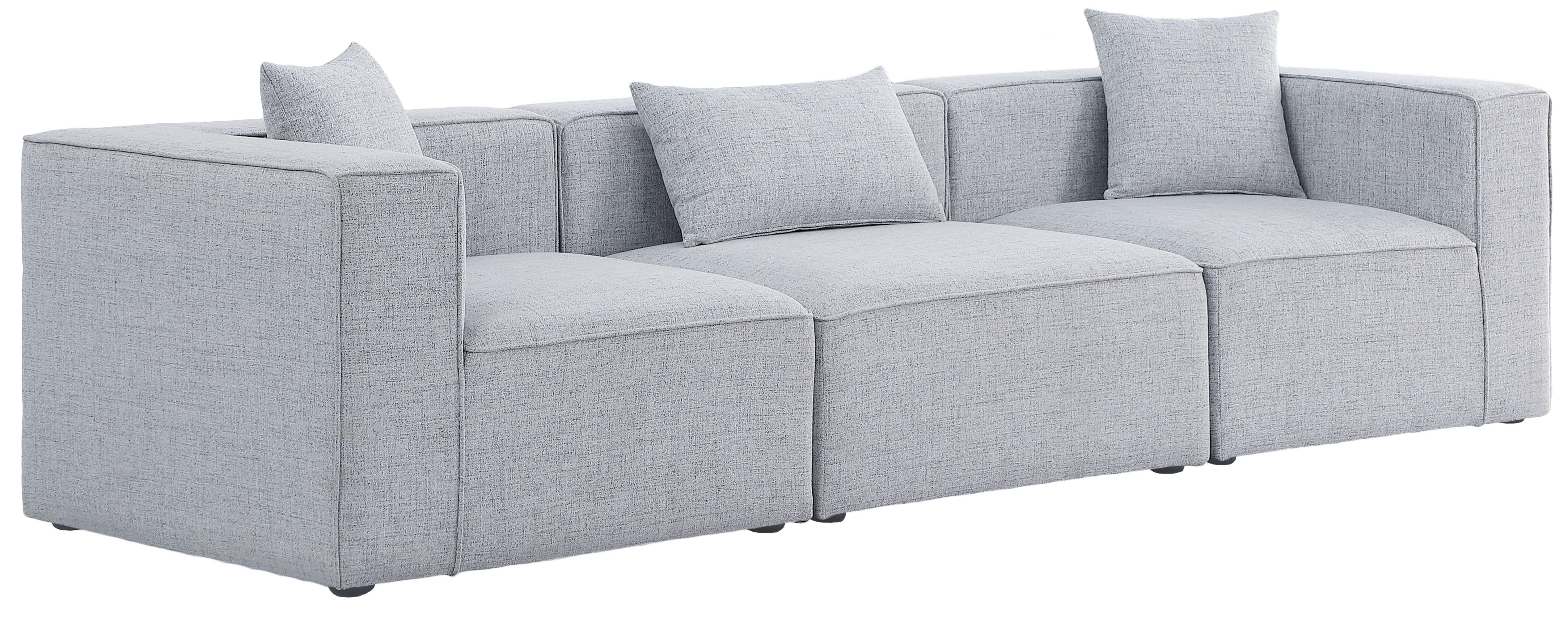 Meridian Furniture - Cube - Modular Sofa 3 Seats - 5th Avenue Furniture