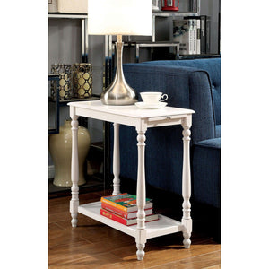 Furniture of America - Deering - Side Table - White - 5th Avenue Furniture