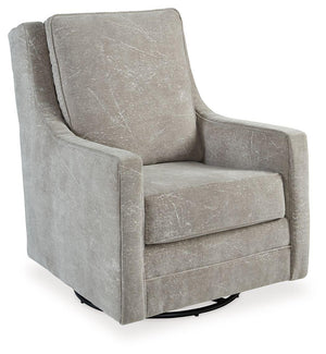 Signature Design by Ashley® - Kambria - Pebble - Swivel Glider Accent Chair - 5th Avenue Furniture
