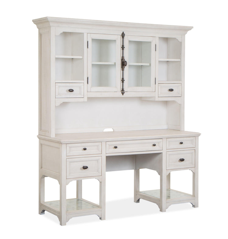 Magnussen Furniture - Bronwyn - Desk - Alabaster - 5th Avenue Furniture