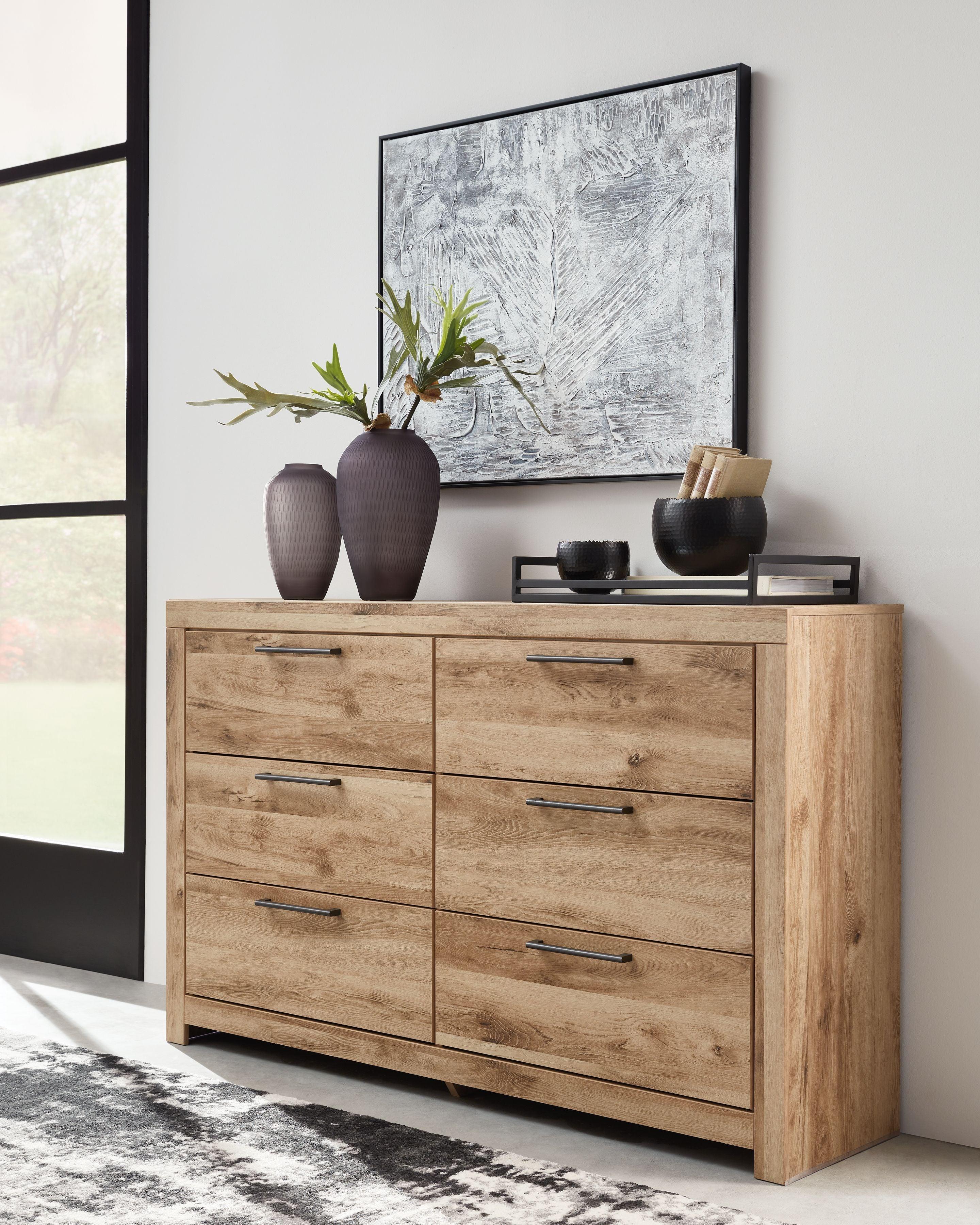 Signature Design by Ashley® - Hyanna - Tan Brown - Six Drawer Dresser - 5th Avenue Furniture