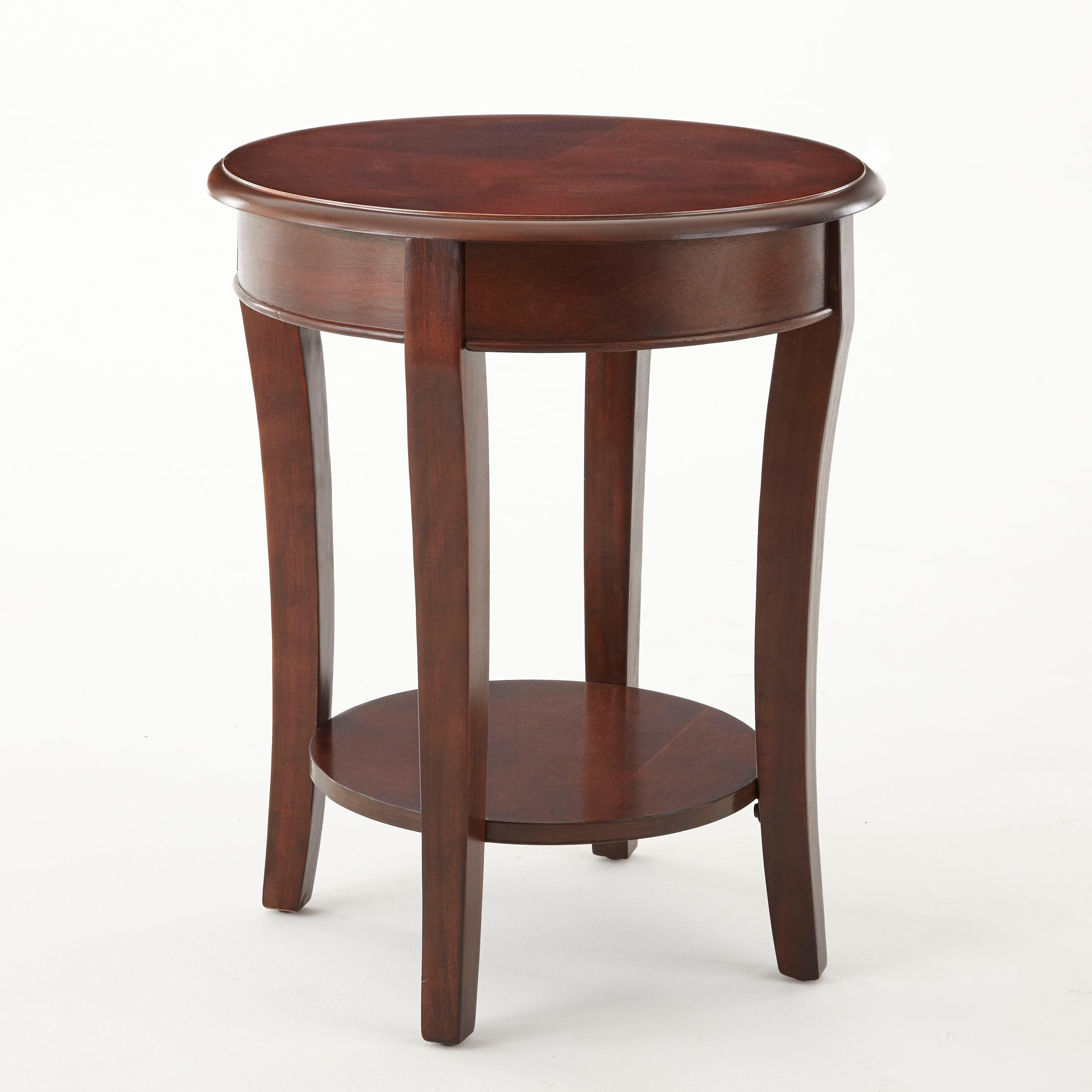 Steve Silver Furniture - Troy - End Table 20" Round - Brown - 5th Avenue Furniture