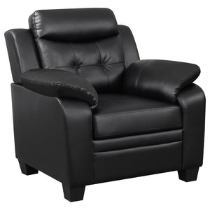 CoasterEveryday - Finley - Tufted Upholstered Chair - Black - 5th Avenue Furniture