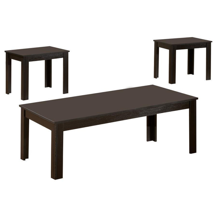 CoasterEveryday - Elias - 3 Piece Silhouette Occasional Set - Black - 5th Avenue Furniture