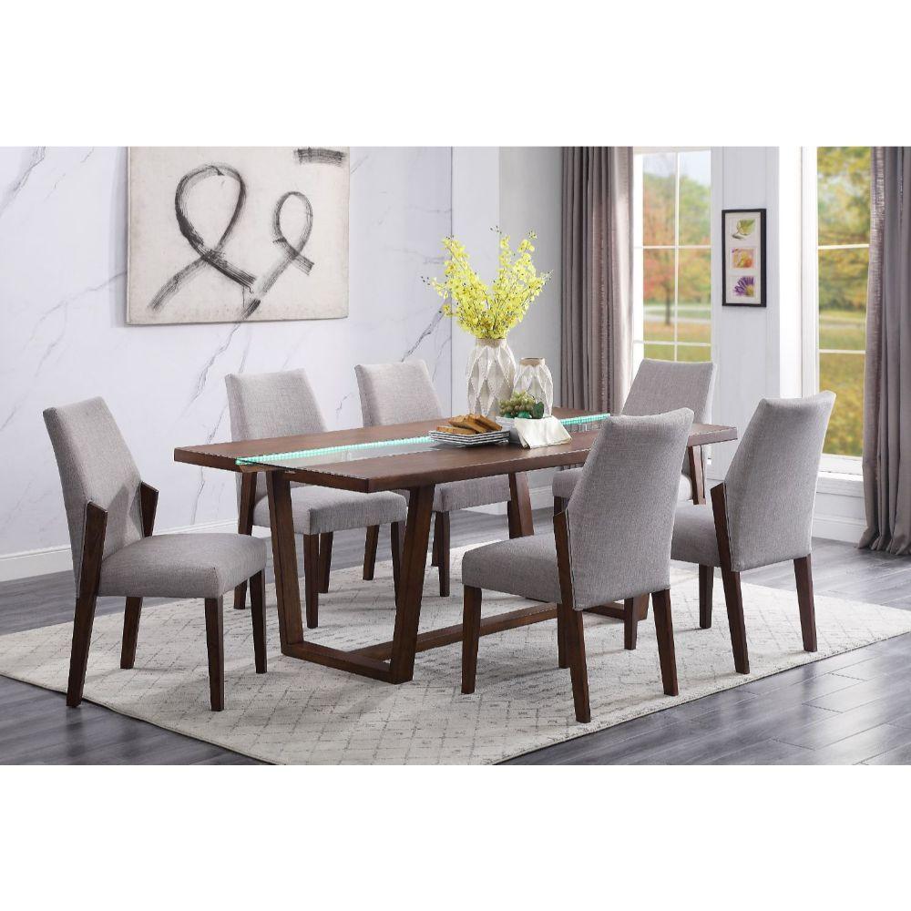 ACME - Benoit - Dining Table - Brown - 5th Avenue Furniture