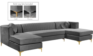 Meridian Furniture - Graham - 3 Piece Sectional - 5th Avenue Furniture