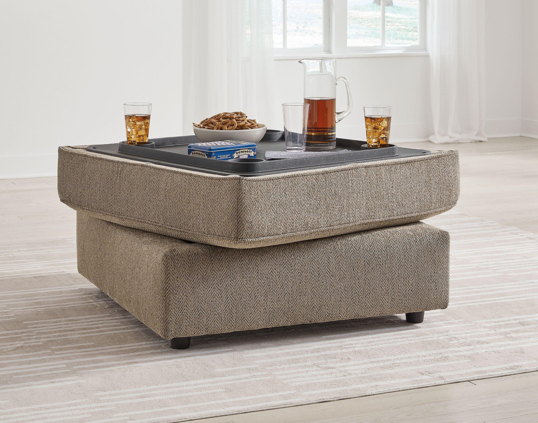 Signature Design by Ashley® - O'phannon - Ottoman With Storage - 5th Avenue Furniture