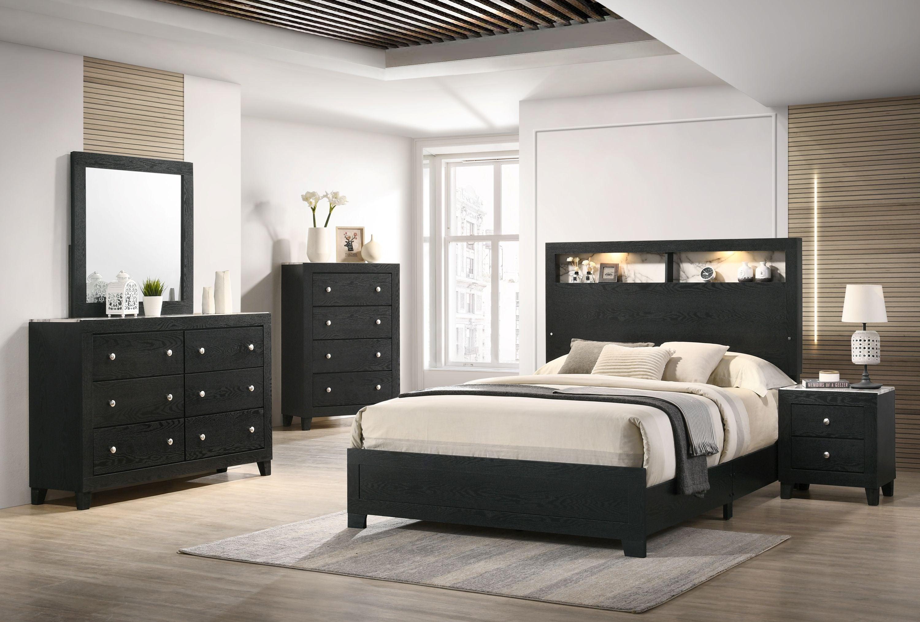 Crown Mark - Cadence - Chest - Black - 5th Avenue Furniture