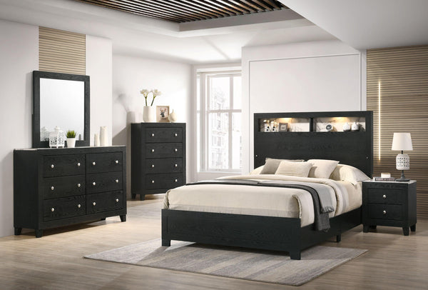 Crown Mark - Cadence - Nightstand - Black - 5th Avenue Furniture