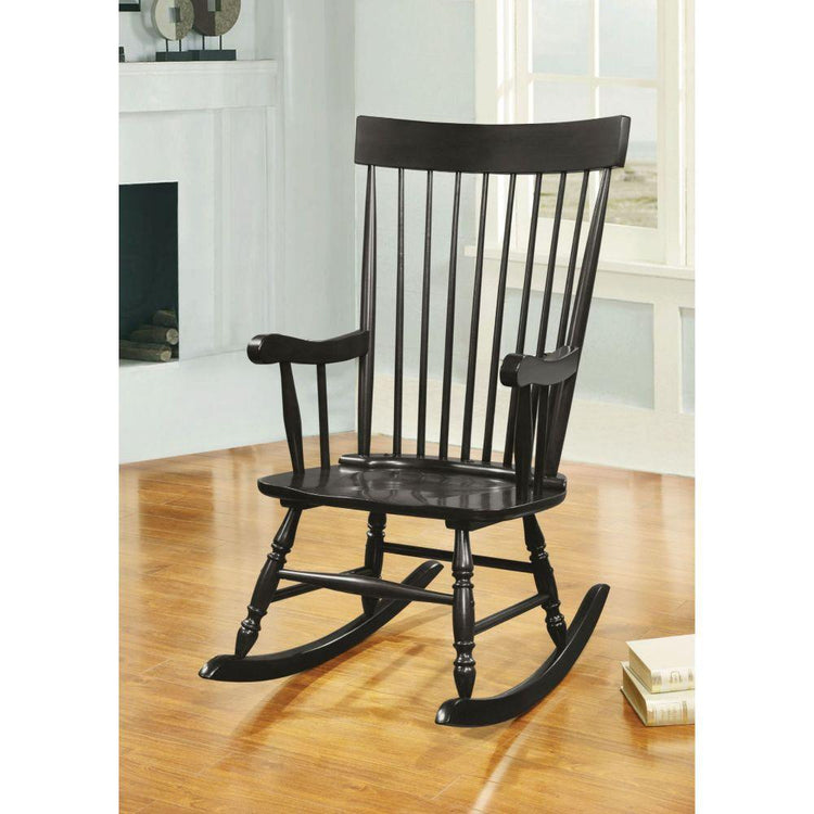 ACME - Arlo - Rocking Chair - Black - 5th Avenue Furniture