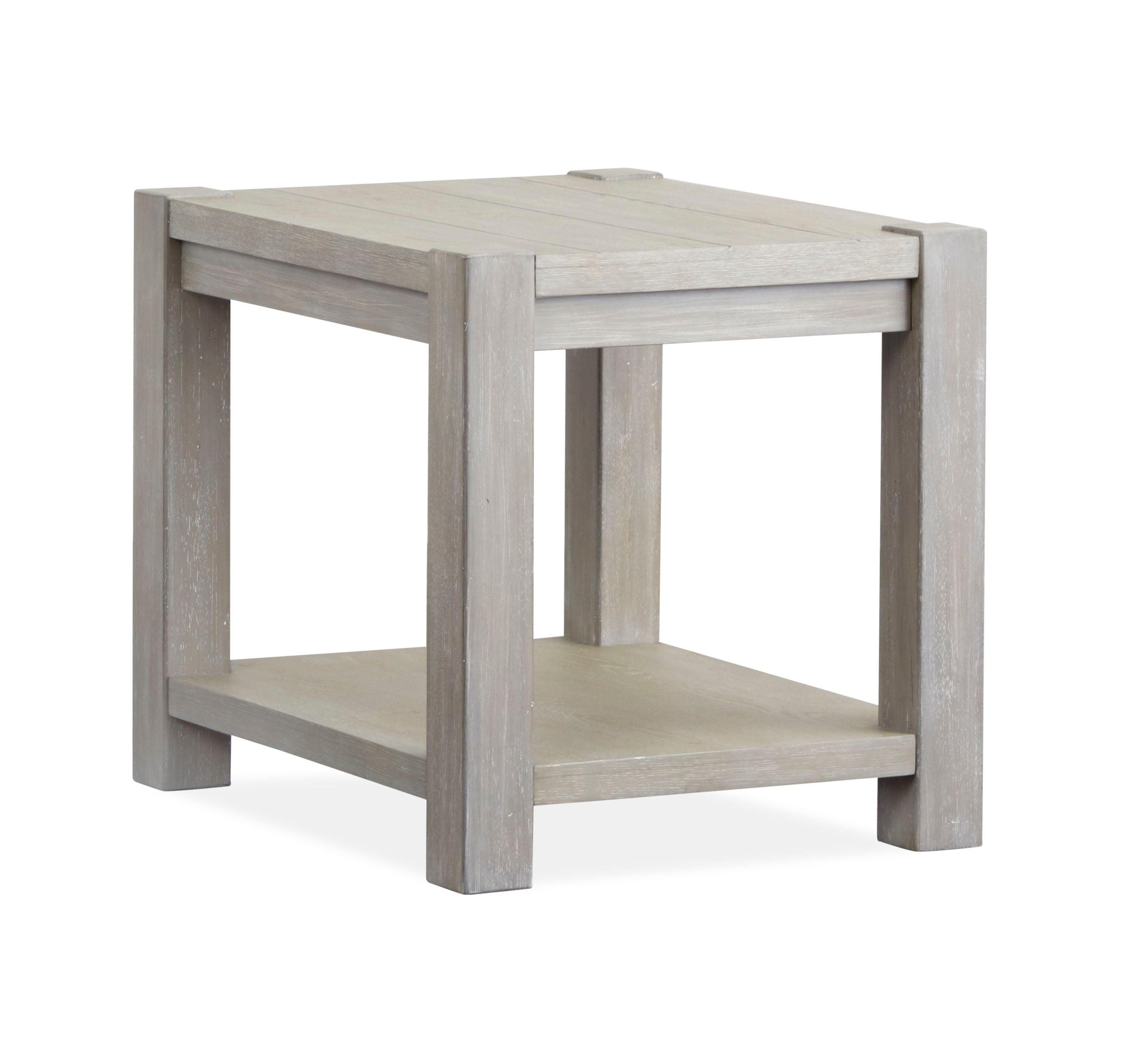 Magnussen Furniture - Burgess - Rectangular End Table - Calico Grey - 5th Avenue Furniture