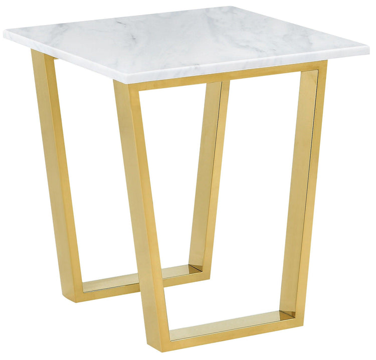 Meridian Furniture - Cameron - End Table - Gold - 5th Avenue Furniture