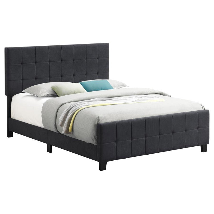 CoasterEssence - Fairfield - Upholstered Panel Bed - 5th Avenue Furniture