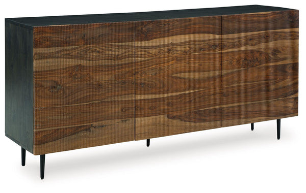 Signature Design by Ashley® - Darrey - Natural / Brown - Accent Cabinet - 5th Avenue Furniture
