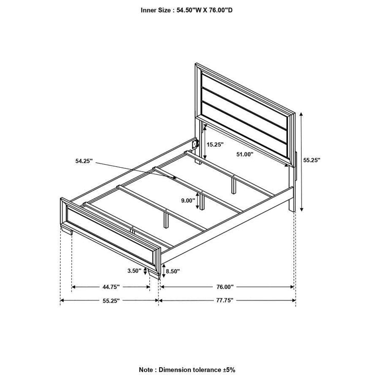 CoasterEveryday - Brandon - Panel Bed - 5th Avenue Furniture