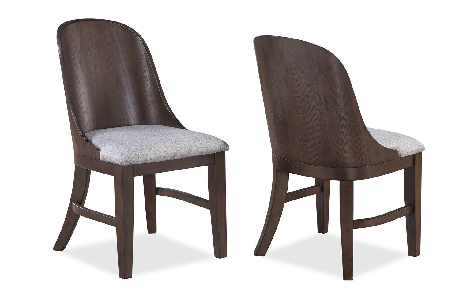 Crown Mark - Cullen - Side Chair (Set of 2) - Walnut - 5th Avenue Furniture