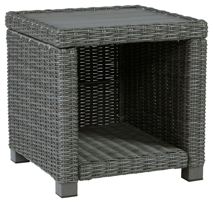 Signature Design by Ashley® - Elite Park - Gray - Square End Table - 5th Avenue Furniture