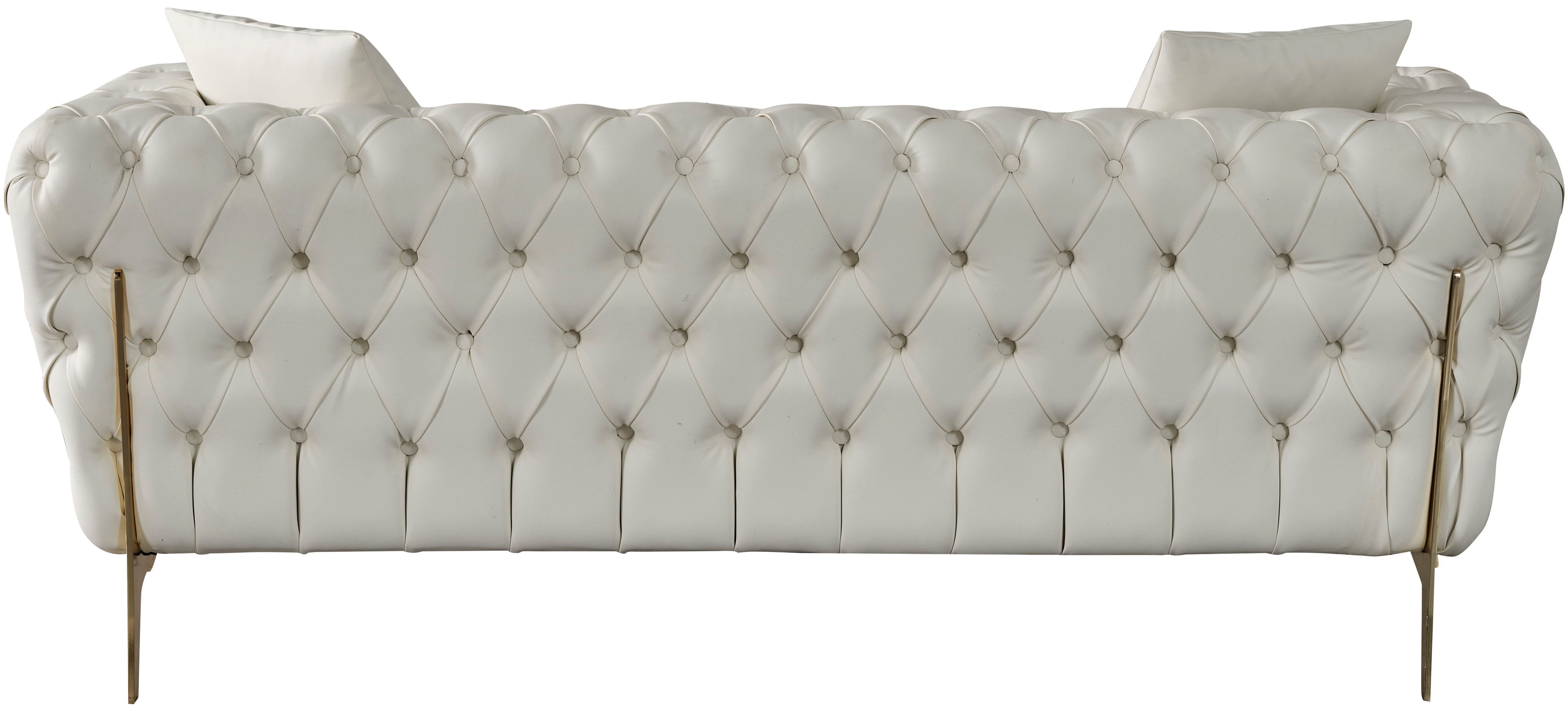 Aurora - Loveseat - Cream - 5th Avenue Furniture