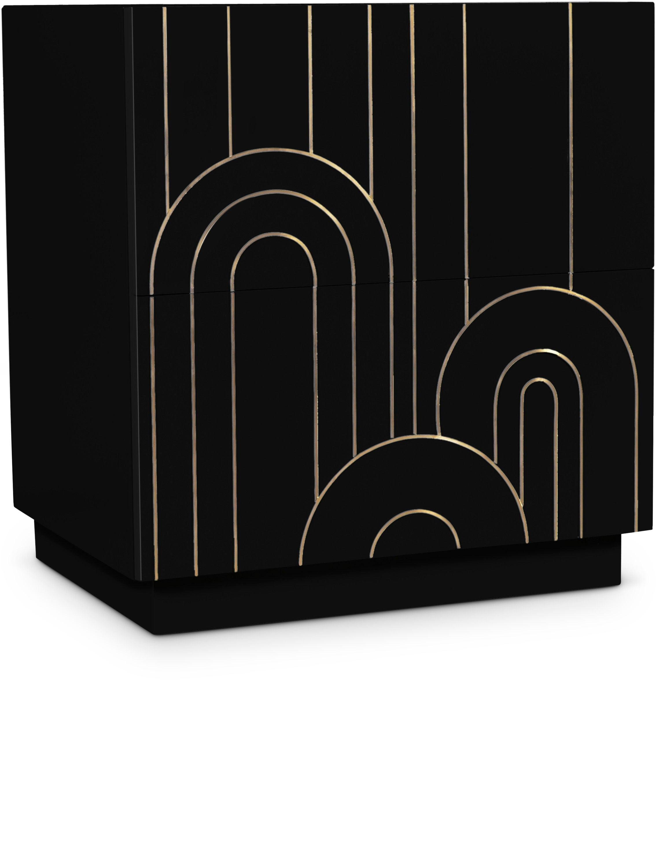 Meridian Furniture - Turin - Night Stand - 5th Avenue Furniture