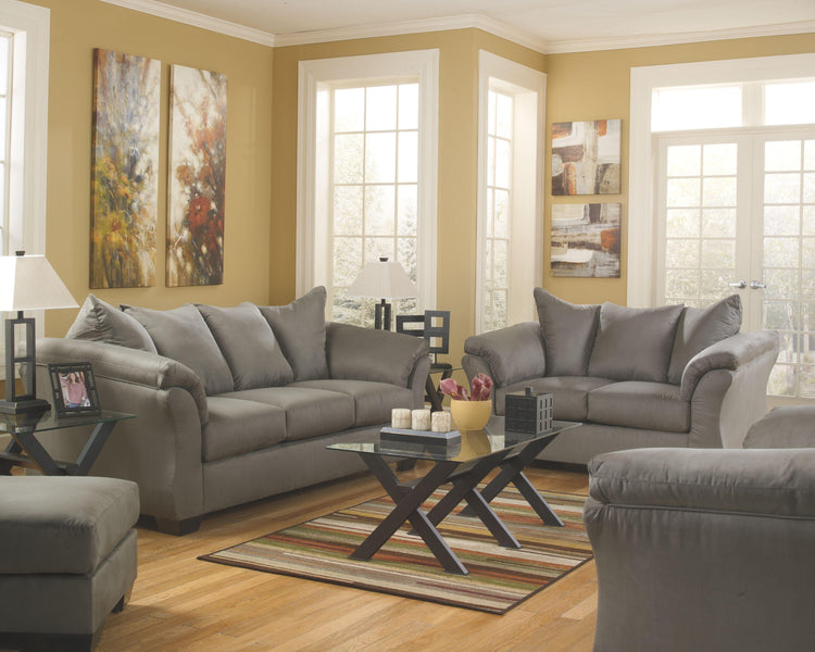 Ashley Furniture - Darcy - Stationary Loveseat - 5th Avenue Furniture