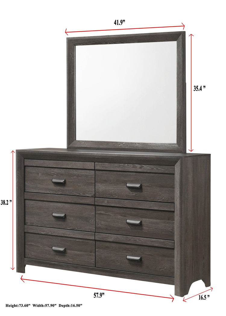 Crown Mark - Adelaide - Dresser, Mirror - 5th Avenue Furniture