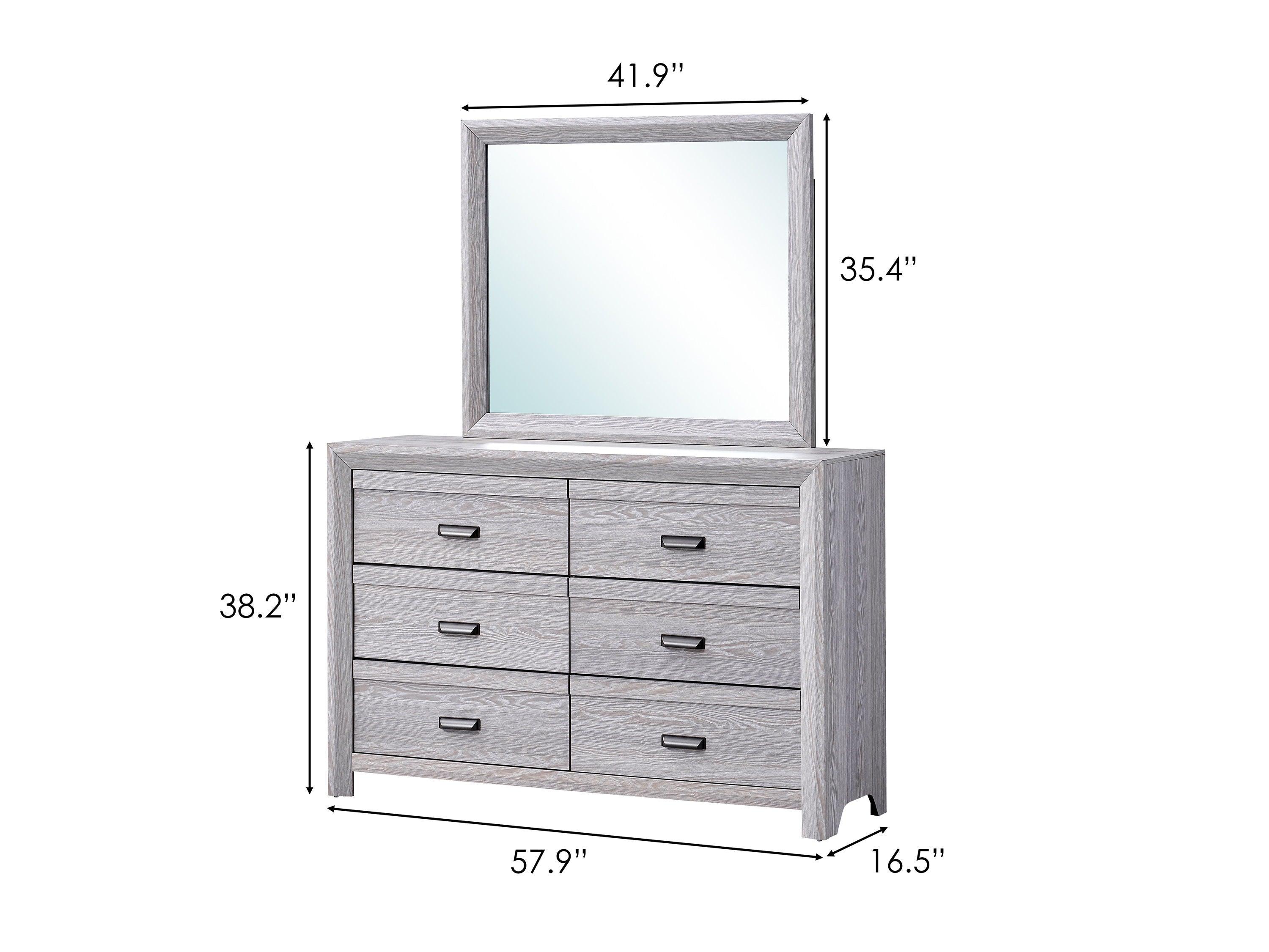 Crown Mark - Adelaide - Dresser, Mirror - 5th Avenue Furniture