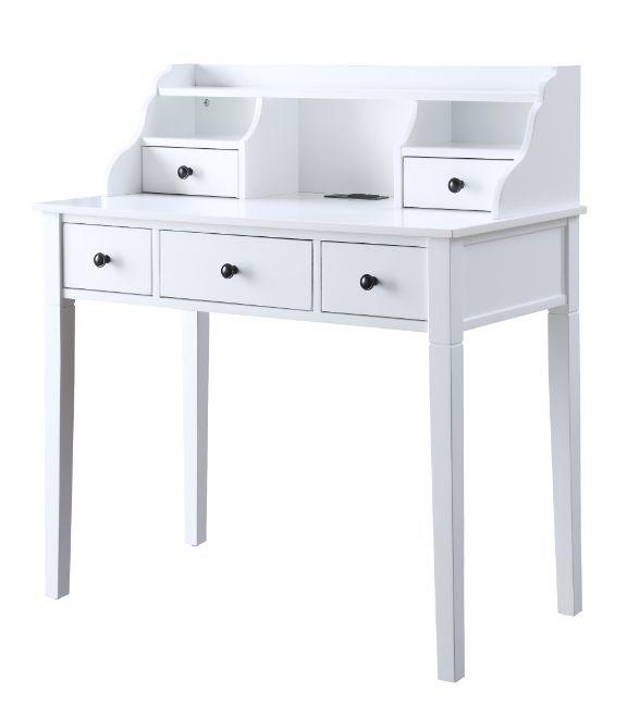 ACME - Agia - Desk - White Finish - 5th Avenue Furniture