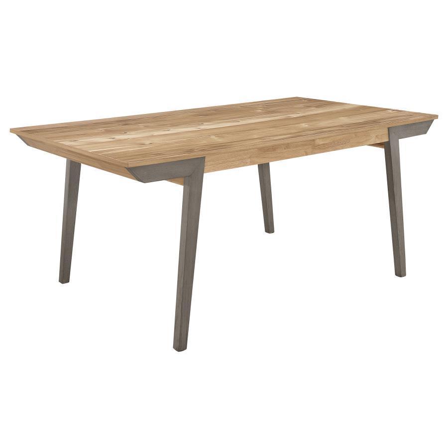 CoasterEveryday - Nogales - Wooden Dining Table - Acacia And Coastal Gray - 5th Avenue Furniture