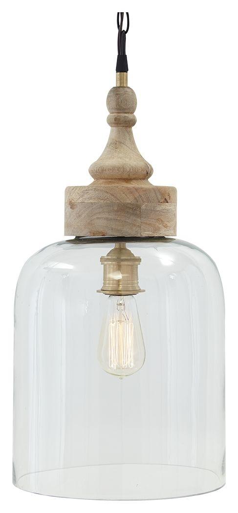 Ashley Furniture - Faiz - Transparent - Glass Pendant Light - 5th Avenue Furniture