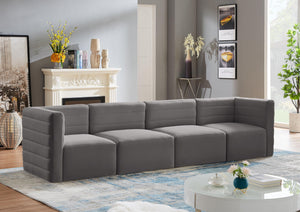 Meridian Furniture - Quincy - Modular 4 Seat Sofa - 5th Avenue Furniture