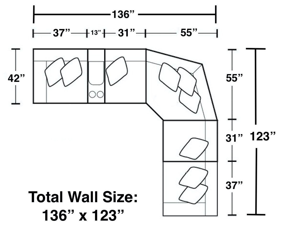 Catnapper - McPherson - Reclining Sectional - 5th Avenue Furniture