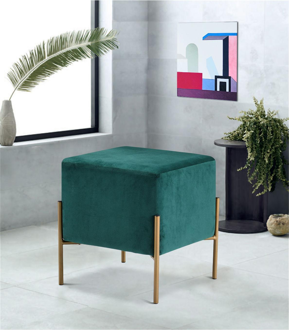 Meridian Furniture - Isla - Stool Ottoman - 5th Avenue Furniture