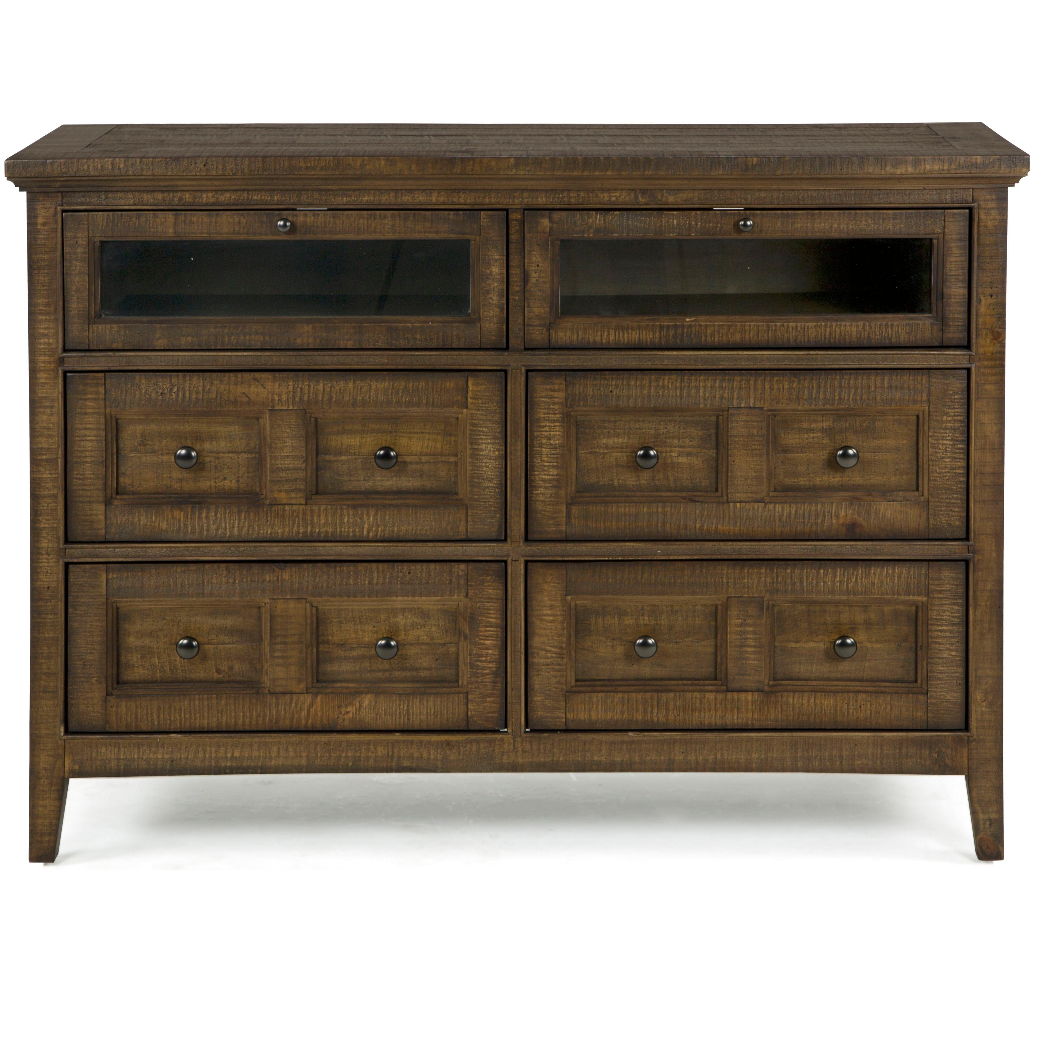 Magnussen Furniture - Bay Creek - Media Chest - Toasted Nutmeg - 5th Avenue Furniture