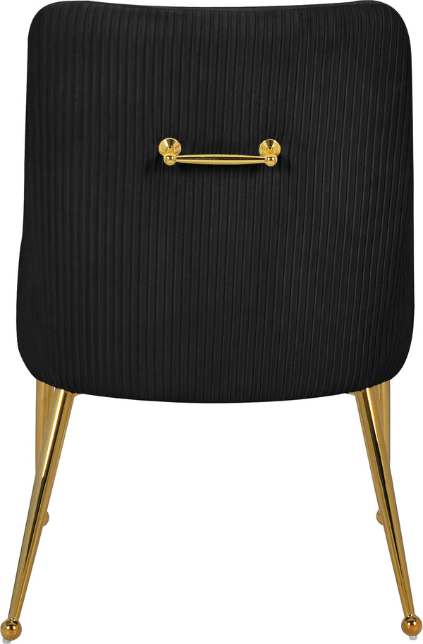 Meridian Furniture - Ace - Dining Chair with Gold Legs (Set of 2) - 5th Avenue Furniture