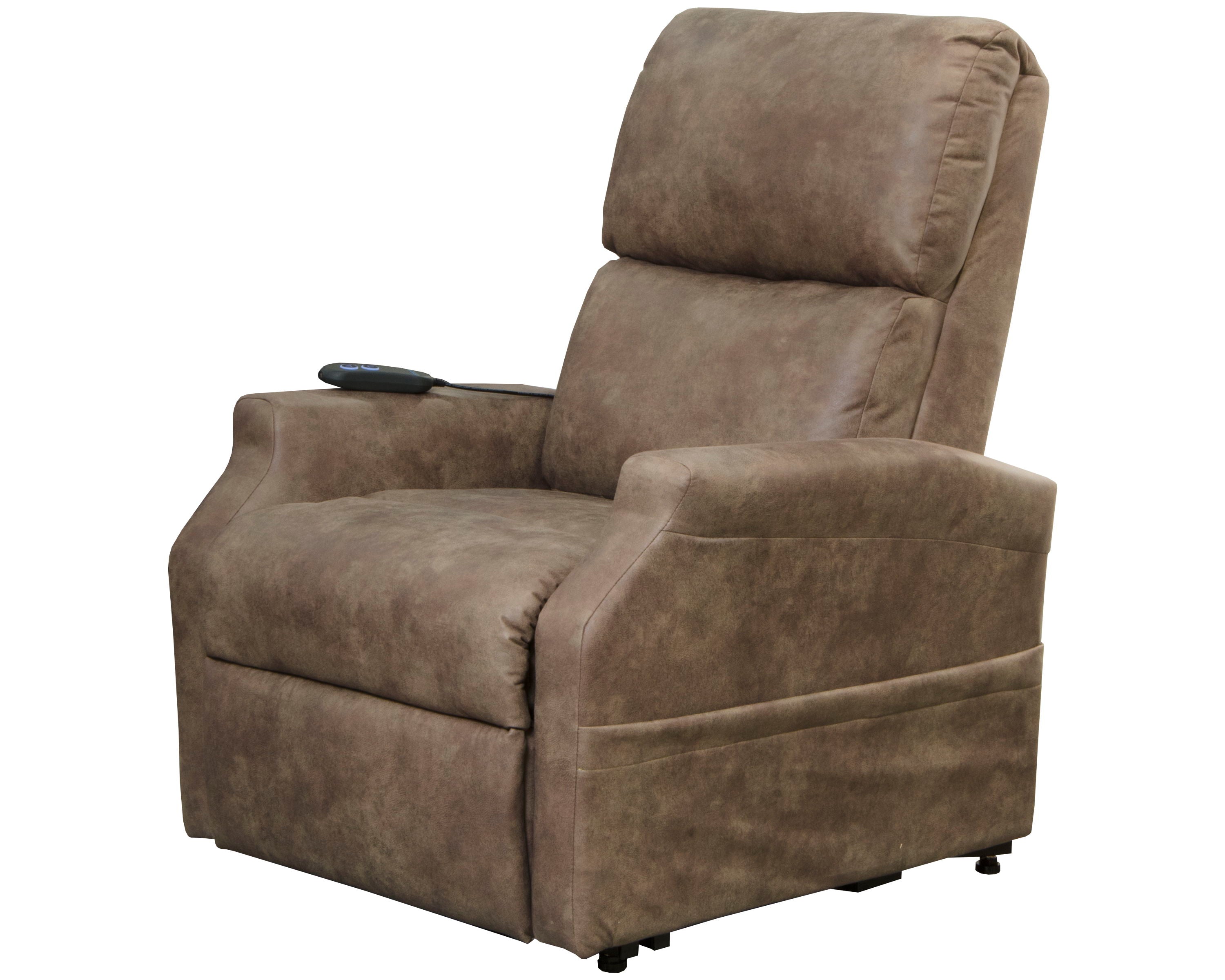 Brett - Power Lift Recliner - Coffee - 5th Avenue Furniture