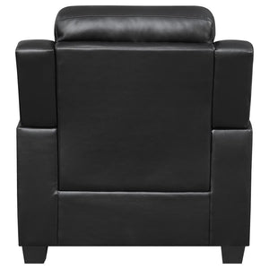 CoasterEveryday - Finley - Tufted Upholstered Chair - Black - 5th Avenue Furniture