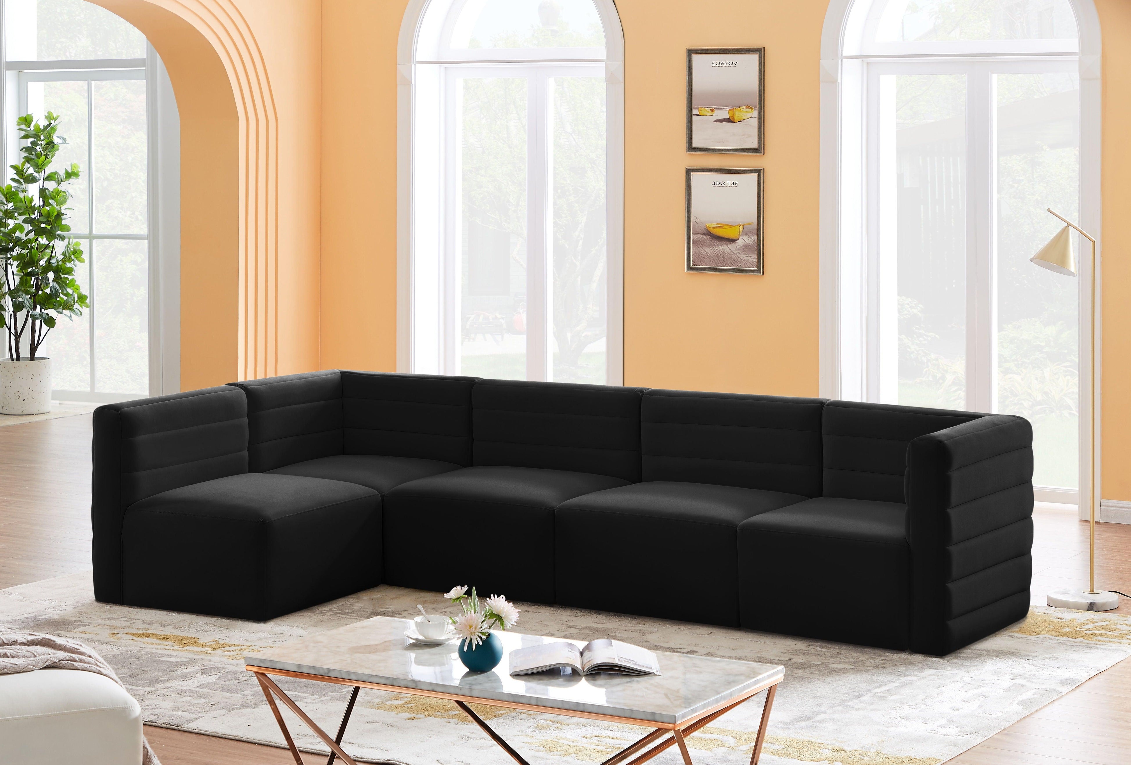 Meridian Furniture - Quincy - Modular Sectional - 5th Avenue Furniture