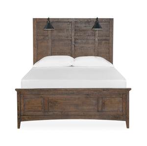 Magnussen Furniture - Bay Creek - Complete Lamp Panel Bed With Regular Rails - 5th Avenue Furniture