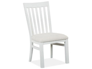 Magnussen Furniture - Harper Springs - Dining Side Chair With Upholstered Seat (Set of 2) - Silo White - 5th Avenue Furniture
