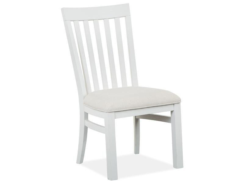 Magnussen Furniture - Harper Springs - Dining Side Chair With Upholstered Seat (Set of 2) - Silo White - 5th Avenue Furniture