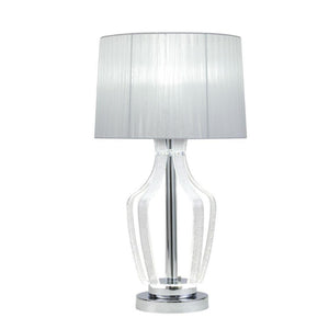 ACME - Mathilda - Table Lamp - Clear Acrylic & Chrome - 5th Avenue Furniture