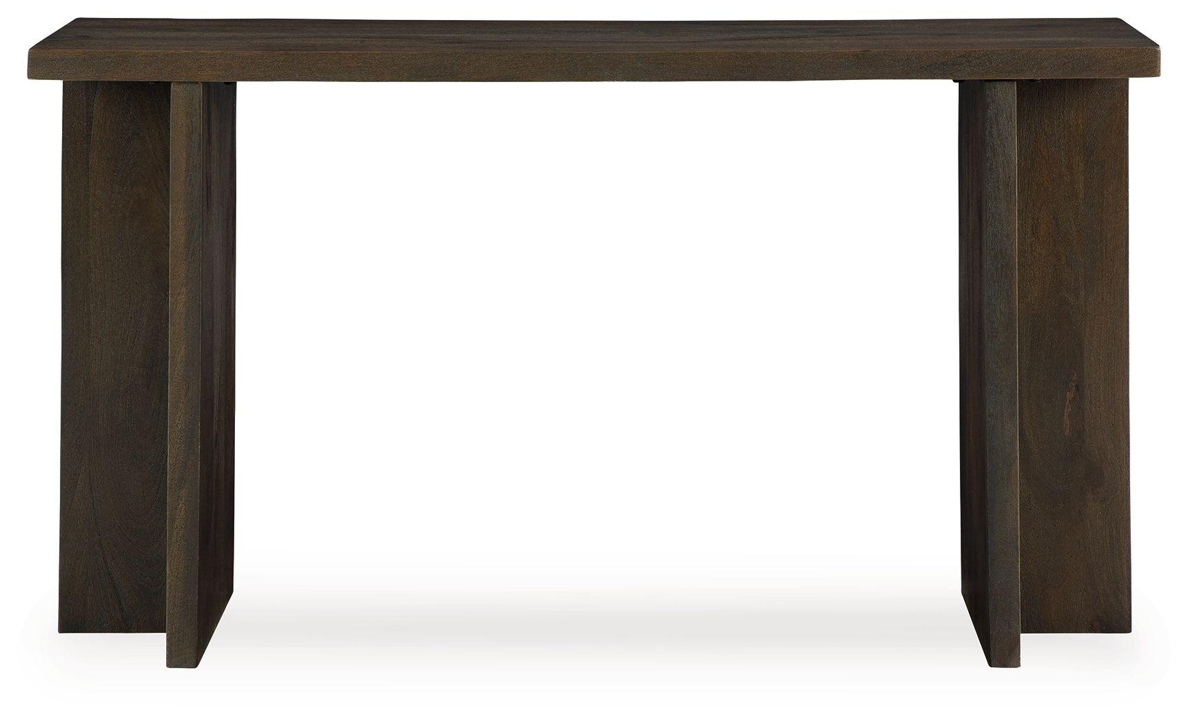 Signature Design by Ashley® - Jalenry - Grayish Brown - Console Sofa Table - 5th Avenue Furniture