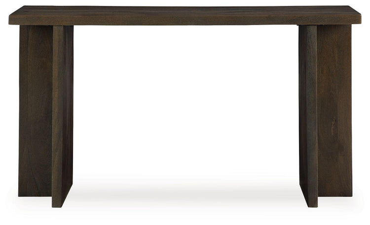 Signature Design by Ashley® - Jalenry - Grayish Brown - Console Sofa Table - 5th Avenue Furniture